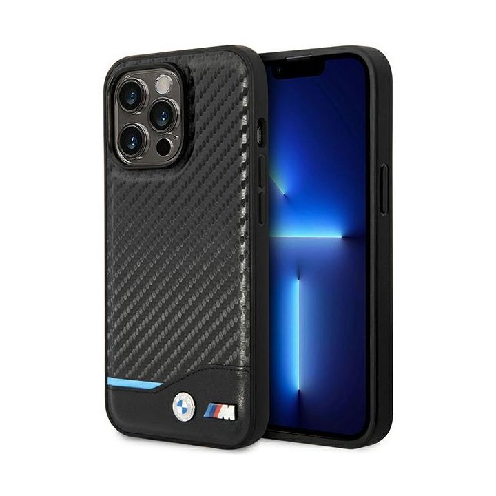 Etui BMW BMHMP14L22NBCK iPhone 14 Pro 6,1" czarny/black Carbon MagSafe na NearMe.pl
