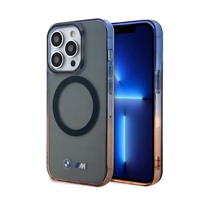 Etui BMW BMHMP14LHTGE iPhone 14 Pro 6.1"szary/grey hardcase Gradient Bumper MagSafe na NearMe.pl