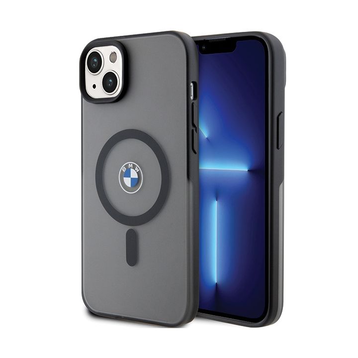 Etui BMW BMHMP14MDSLK iPhone 14 Plus/ 15 Plus 6.7" czarny/black hardcase Signature MagSafe na NearMe.pl