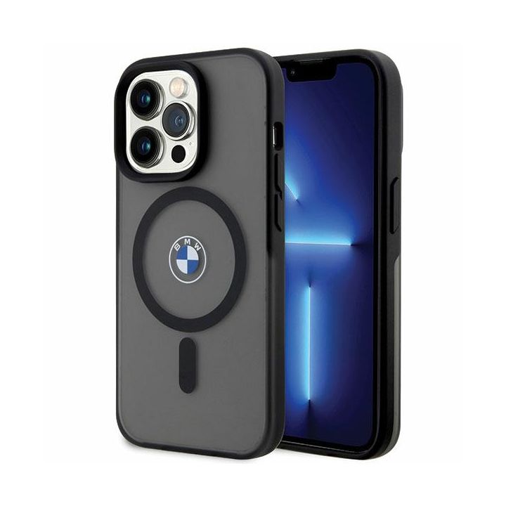 Etui BMW BMHMP14XDSLK iPhone 14 Pro Max 6.7" czarny/black hardcase Signature MagSafe na NearMe.pl
