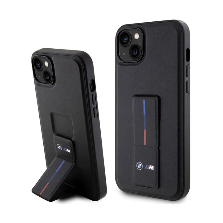 Etui BMW BMHCP14S22GSLK iPhone 14 / 15 / 13 6.1" czarny/black hardcase Grip Hot Stamp na NearMe.pl