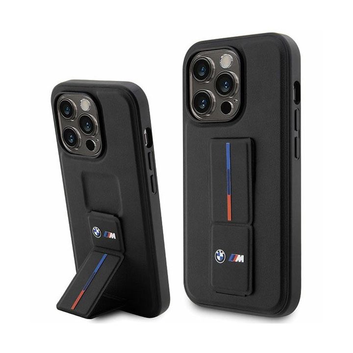 Etui BMW BMHCP14L22GSLK iPhone 14 Pro 6.1" czarny/black hardcase Grip Hot Stamp na NearMe.pl