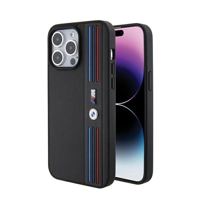 BMW BMHCP15X22PPMK iPhone 15 Pro Max6.7" czarny/black Tricolor M Collection na NearMe.pl