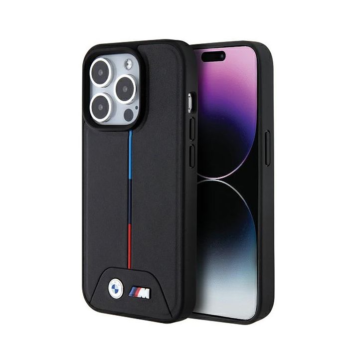 BMW BMHMP15X22PVTK iPhone 15 Pro Max6.7" czarny/black hardcase Quilted Tricolor MagSafe na NearMe.pl