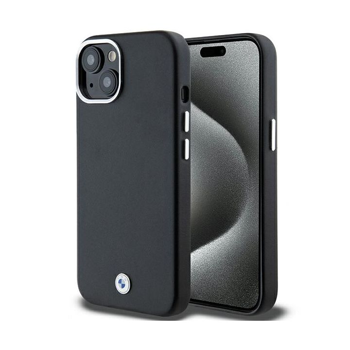 BMW BMHMP14S23PUFWK iPhone 14 / 15 / 13 6.1" czarny/black Signature Wrapped Metal MagSafe na NearMe.pl