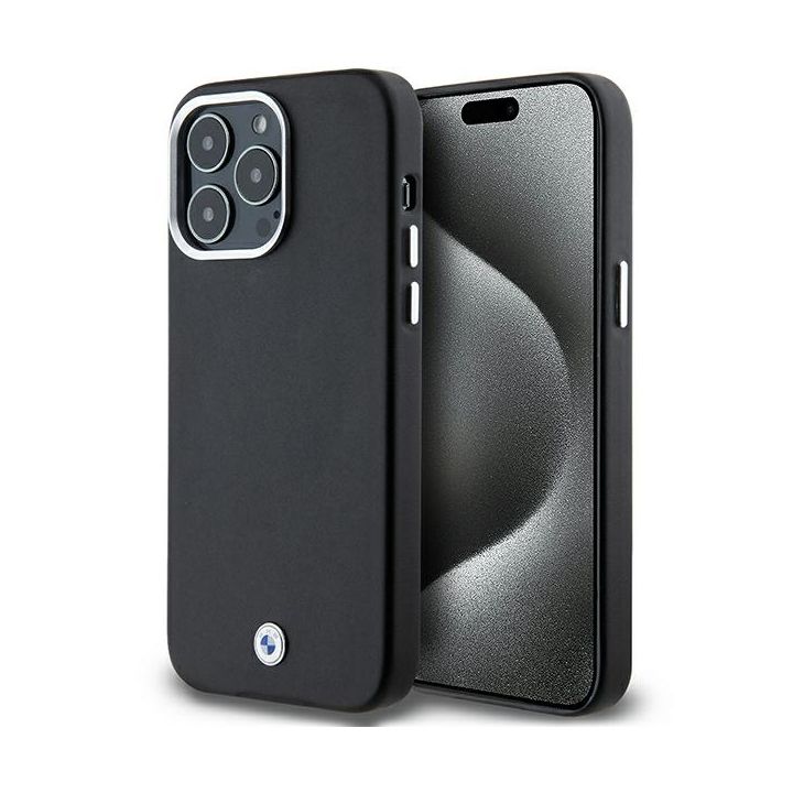 BMW BMHMP15X23PUFWK iPhone 15 Pro Max 6.7"czarny/black Signature Wrapped Metal MagSafe na NearMe.pl