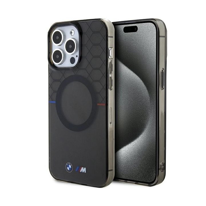 BMW BMHMP15XHGPK iPhone 15 Pro Max 6.7" szary/grey hardcase Pattern MagSafe na NearMe.pl