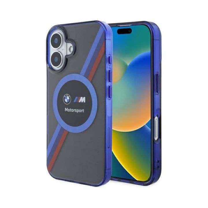 BMW BMHMP16S23HTPUK iPhone 16 6.1"       czarny/black hardcase Motorsport IML Circle MagSafe na NearMe.pl