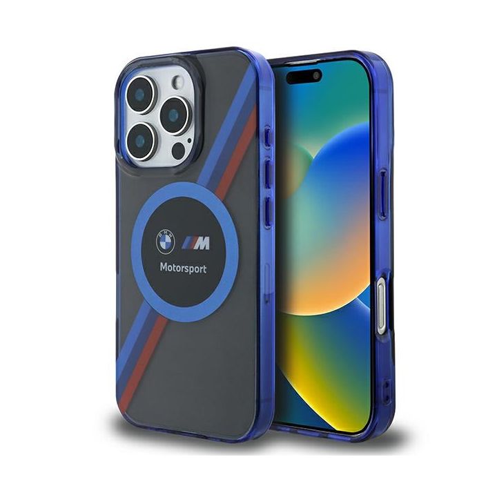BMW BMHMP16X23HTPUK iPhone 16 Pro Max    6.9" czarny/black hardcase Motorsport IML Circle MagSafe na NearMe.pl