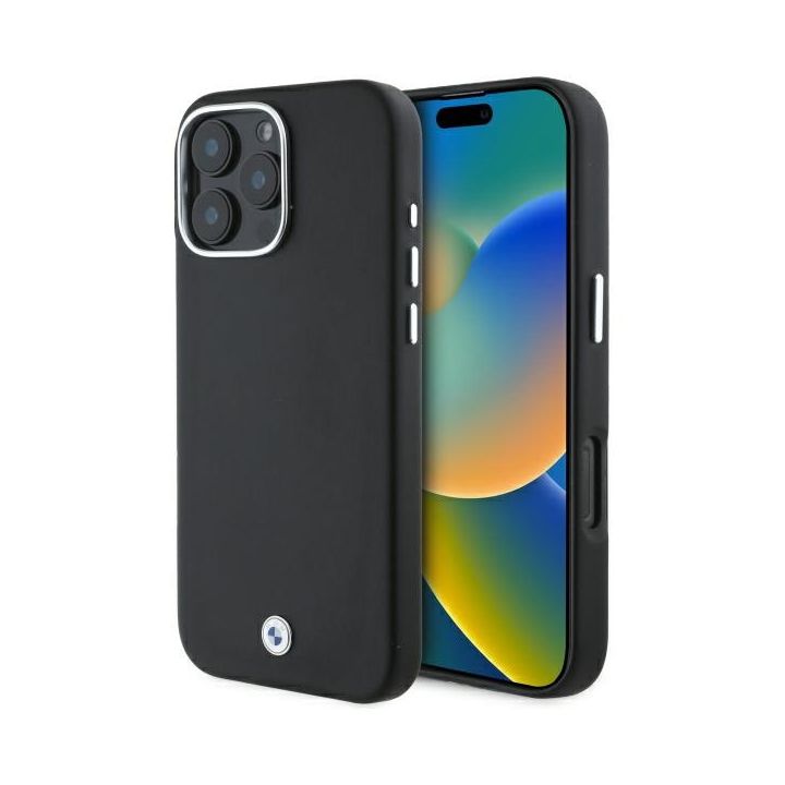 BMW BMHMP16X23PUFWK iPhone 16 Pro Max6.9" czarny/black hardcase Sign Full Wrapped Metal MagSafe na NearMe.pl