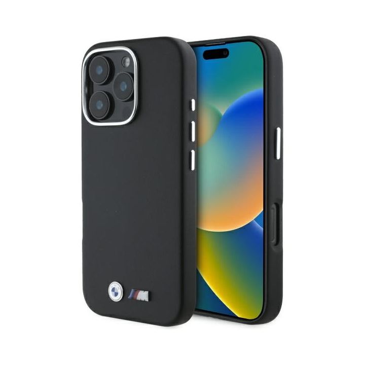 BMW BMHMP16X23PMWK iPhone 16 Pro Max     6.9" czarny/black hardcase M Smooth Full Wrapped Metal MagSafe na NearMe.pl