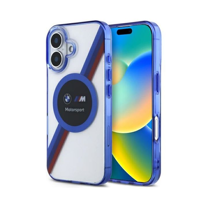 BMW BMHMP16S23HTPUT iPhone 16 6.1"       przezroczysty/transparent hardcase Motorsport IML Circle MagSafe na NearMe.pl