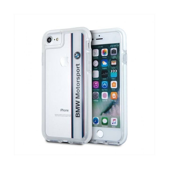 Etui hardcase BMW BMHCP7SPVWH iPhone 7transparent white SHOCKPROOF na NearMe.pl