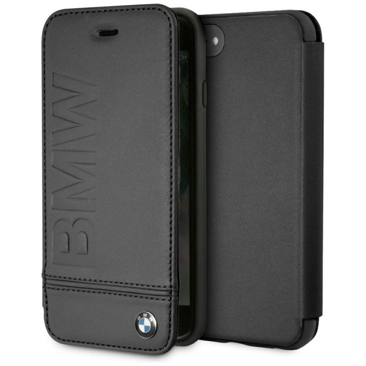 Etui book BMW BMFLBKI8LLSB iPhone 7/8SE 2020 czarny/black na NearMe.pl