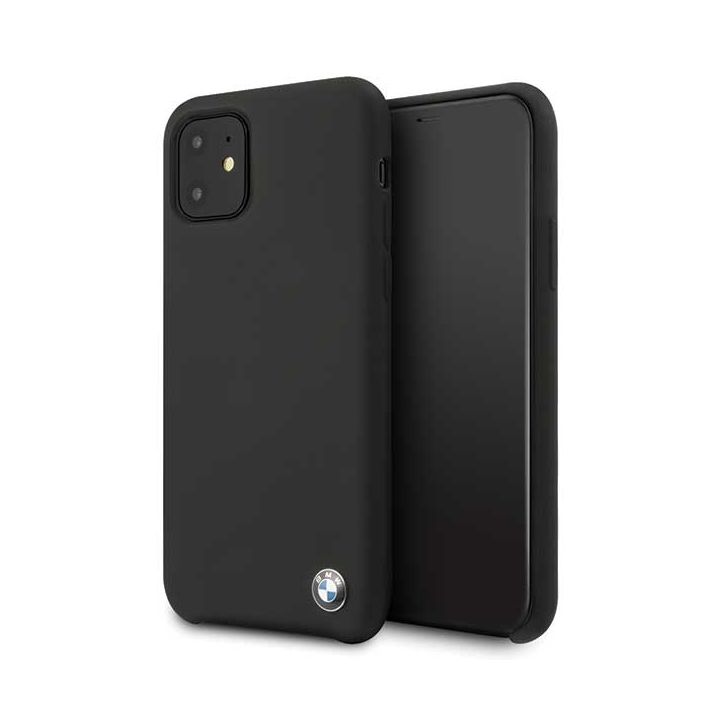 Etui hardcase BMW BMHCN61SILBK iPhone 116,1" / Xr czarny/black Silicone na NearMe.pl
