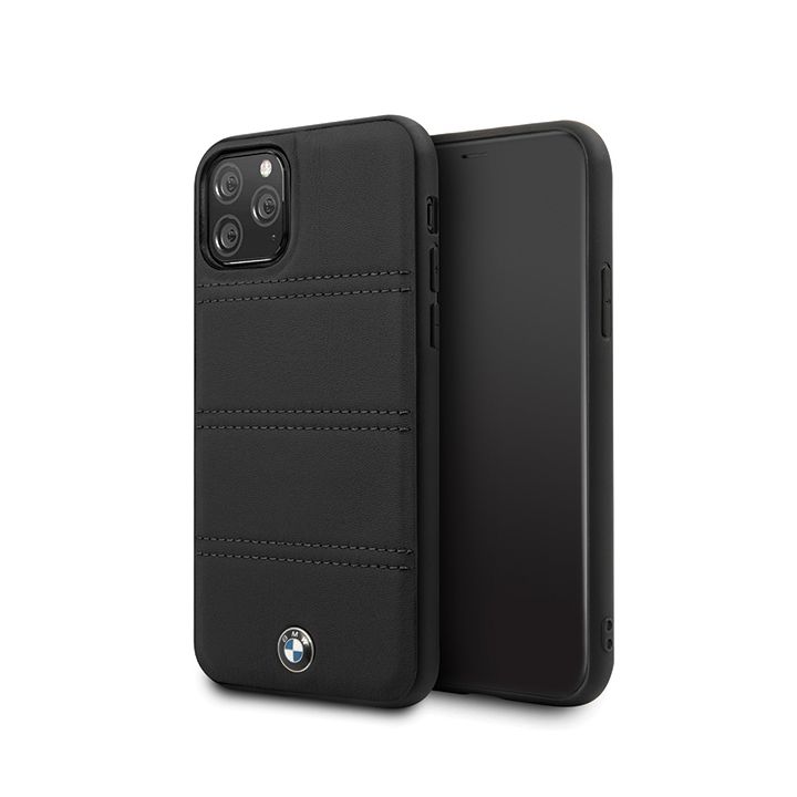 Etui hardcase BMW BMHCN58PELBK iPhone 11Pro czarny/black Signature Horizontal Lines na NearMe.pl