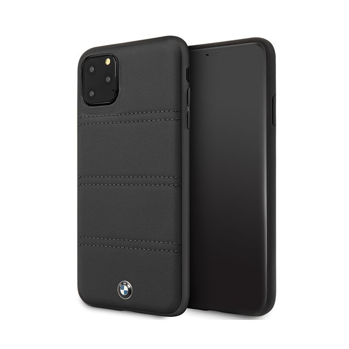 Etui hardcase BMW BMHCN65PELBK iPhone 11 Pro Max czarny/black Signature Horizontal Lines na NearMe.pl