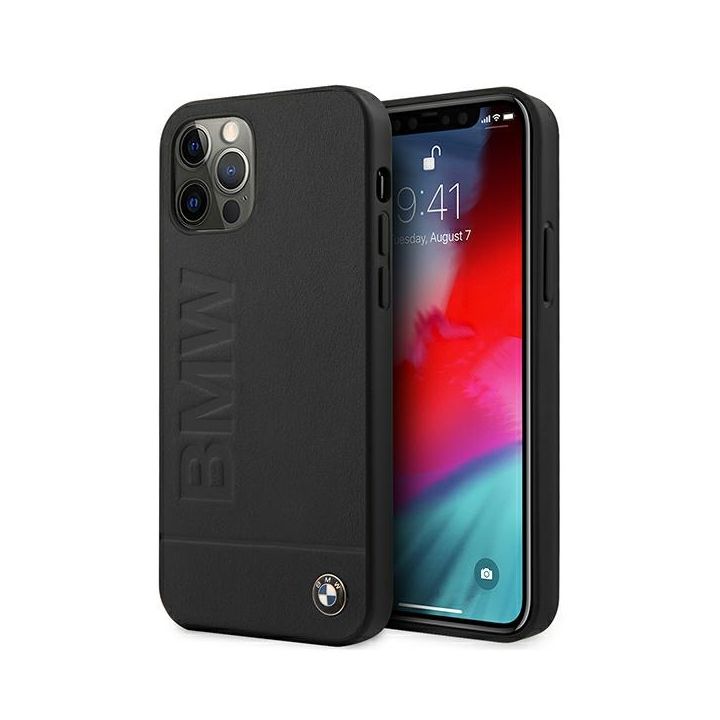 Etui BMW BMHCP12MSLLBK iPhone12/12 Pro 6,1" czarny/black hardcase Signature Logo Imprint na NearMe.pl