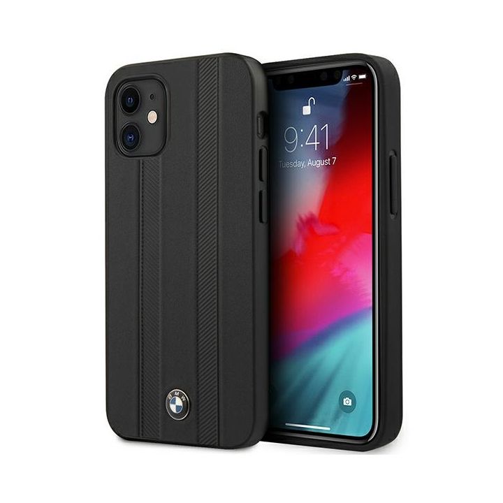 Etui BMW BMHCP12STTBK iPhone12 mini 5,4" czarny/black hardcase Signature Tire Marks na NearMe.pl
