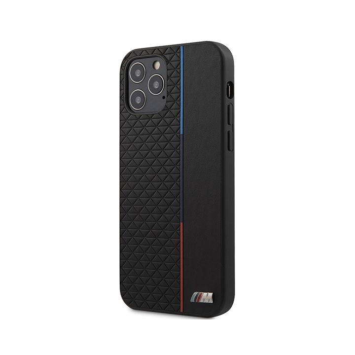 Etui BMW BMHCP12MTRTBK iPhone 12/12 Pro 6,1" czarny/black hardcase M Collection Triangles na NearMe.pl