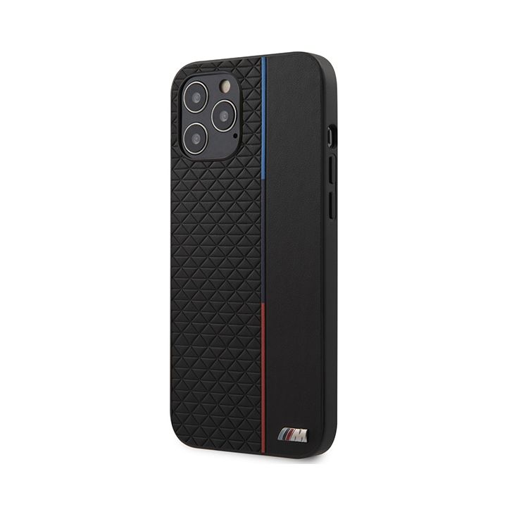Etui BMW BMHCP12LTRTBK iPhone12 Pro Max 6,7" czarny/black hardcase M Collection Triangles na NearMe.pl