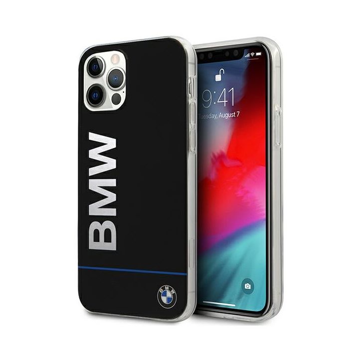 Etui BMW BMHCP12MPCUBBK iPhone 12/12 Pro 6,1" czarny/black hardcase Signature Printed Logo na NearMe.pl