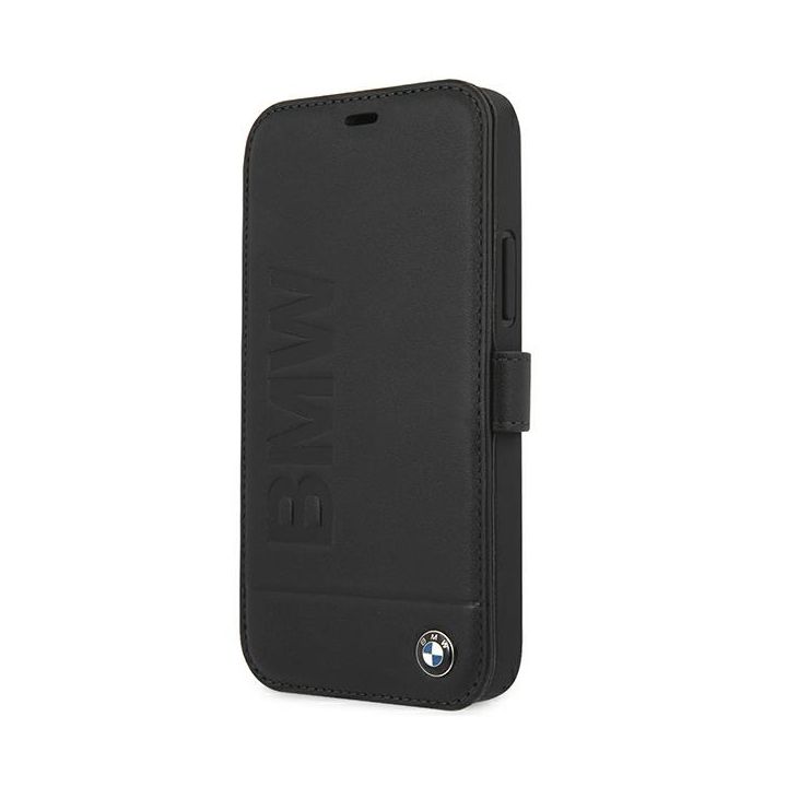 Etui BMW BMFLBKP12SSLLBK iPhone 12 mini 5,4" czarny/black book Signature na NearMe.pl