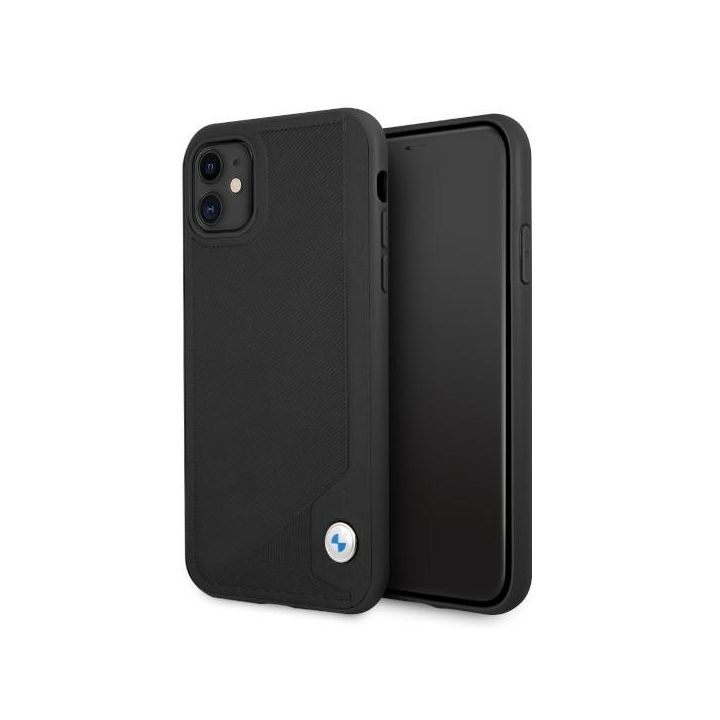 Etui BMW BMHCN61RCDPK iPhone 11 / Xr6,1"  czarny/black hardcase Leather Deboss na NearMe.pl