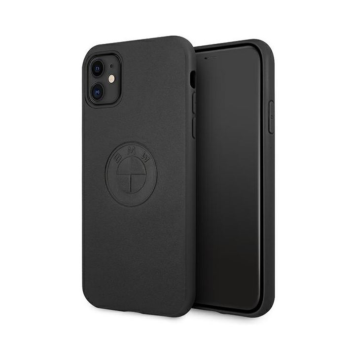 Etui BMW BMHCN61REELK iPhone 116,1"/ Xr czarny/black hardcase Leather Emboss na NearMe.pl