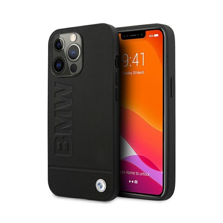 Etui BMW BMHCP13LSLLBK iPhone 13 Pro/136,1" czarny/black hardcase Signature Logo Imprint na NearMe.pl