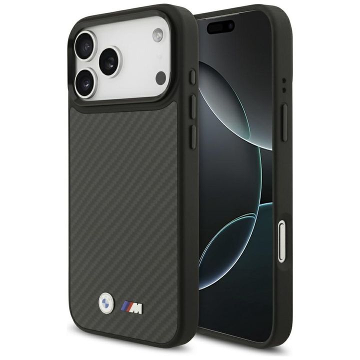 Etui BMW M Kevlar Matt MagSafe do iPhone 17 Pro Max czarny na NearMe.pl