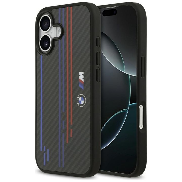 Etui BMW M Kevlar Lines & Logo MagSafedo iPhone 17 czarny na NearMe.pl