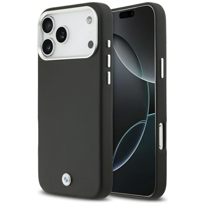 Etui BMW Sign Full Wrapped Metal MagSafe do iPhone 17 Pro Max czarny na NearMe.pl