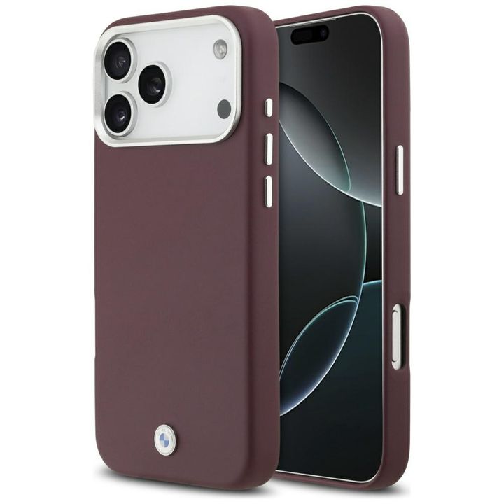 Etui BMW Sign Full Wrapped Metal MagSafe do iPhone 17 Pro Max czerwony na NearMe.pl
