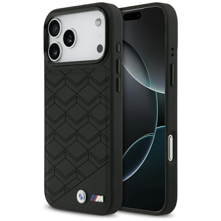 Etui BMW M Shape Logo MagSafe do iPhone  17 Pro Max czarny na NearMe.pl
