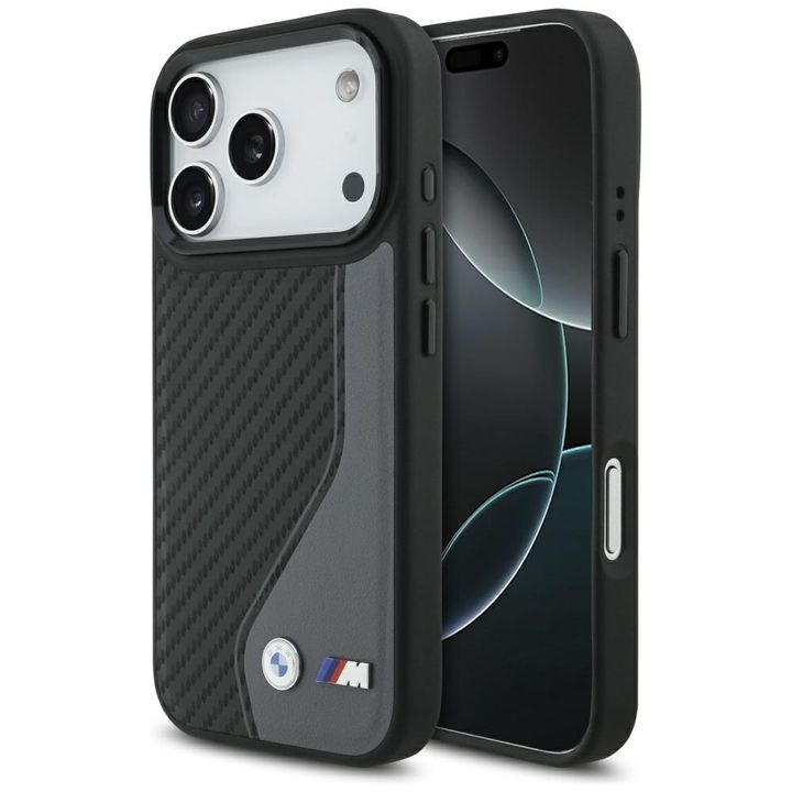 Etui BMW M Carbon Logo MagSafe do iPhone 17 Pro antracyt na NearMe.pl