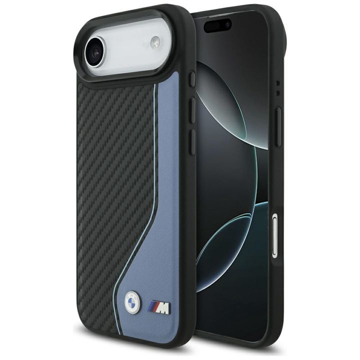 Etui BMW M Carbon Logo MagSafe do iPhone Air niebieski na NearMe.pl