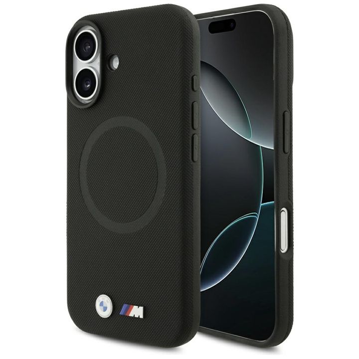 Etui BMW M FW Metal Logo MagSafe do      iPhone 17 czarny na NearMe.pl