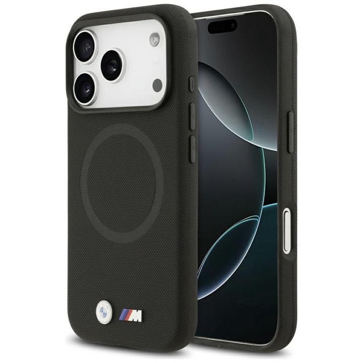 Etui BMW M FW Metal Logo MagSafe do      iPhone 17 Pro czarny na NearMe.pl