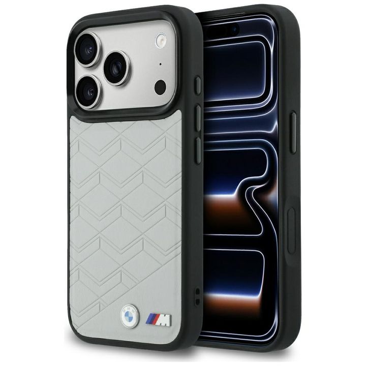 Etui BMW M Shape Logo MagSafe do iPhone  17 Pro szary na NearMe.pl