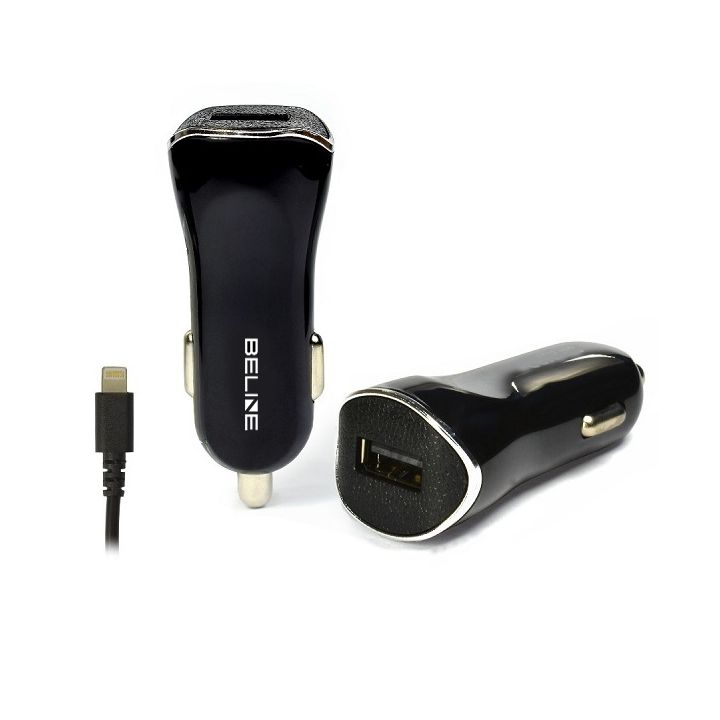 Beline Ład. sam. 1xUSB + lightning 1Aczarna/black iPhone 5/6/7/8/X na NearMe.pl