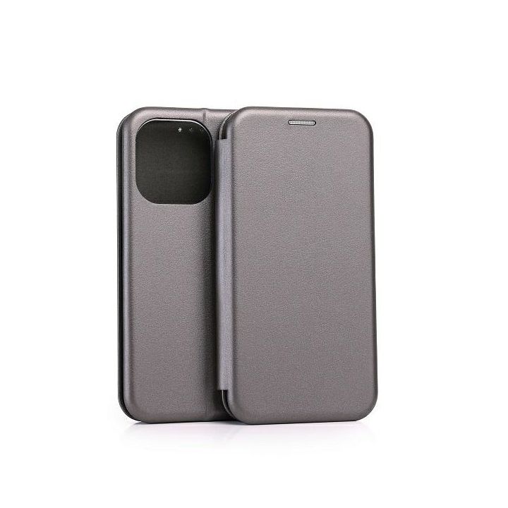Beline Etui Book Magnetic iPhone 15 Pro6,1" stalowy/steel na NearMe.pl