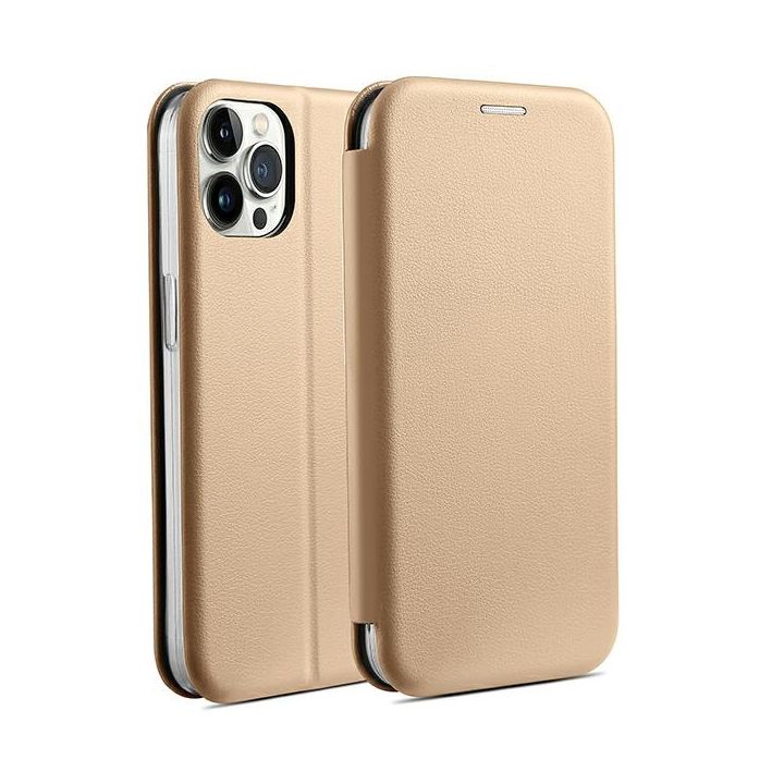 Beline Etui Book Magnetic iPhone 15 Pro6,1" złoty/gold na NearMe.pl