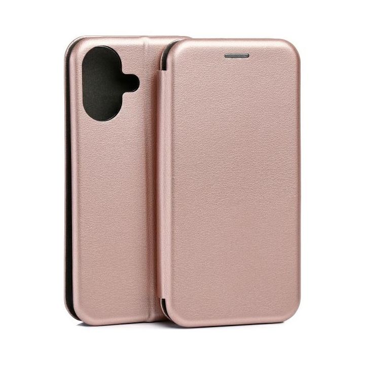 Etui Beline Book Magnetic do iPhone 17   różowo-złoty na NearMe.pl