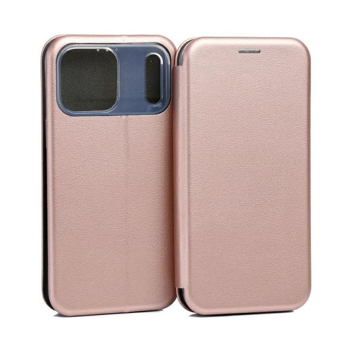 Etui Beline Book Magnetic do iPhone 17   Pro Max różowo-złoty na NearMe.pl