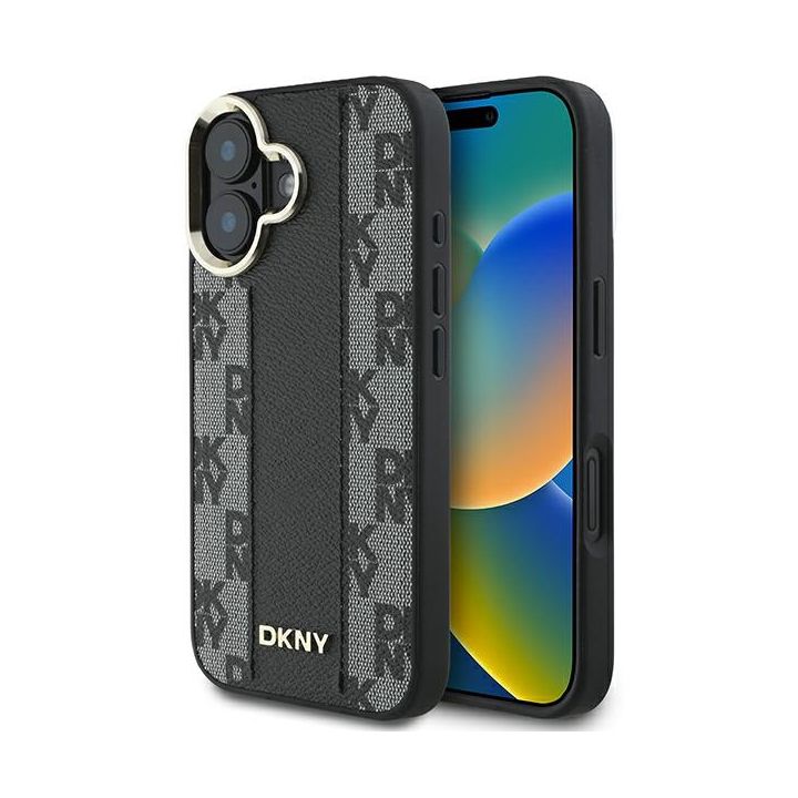 DKNY DKHMP16SPCPVSLK iPhone 166.1" czarny/black hardcase Checkered Pattern Magsafe na NearMe.pl