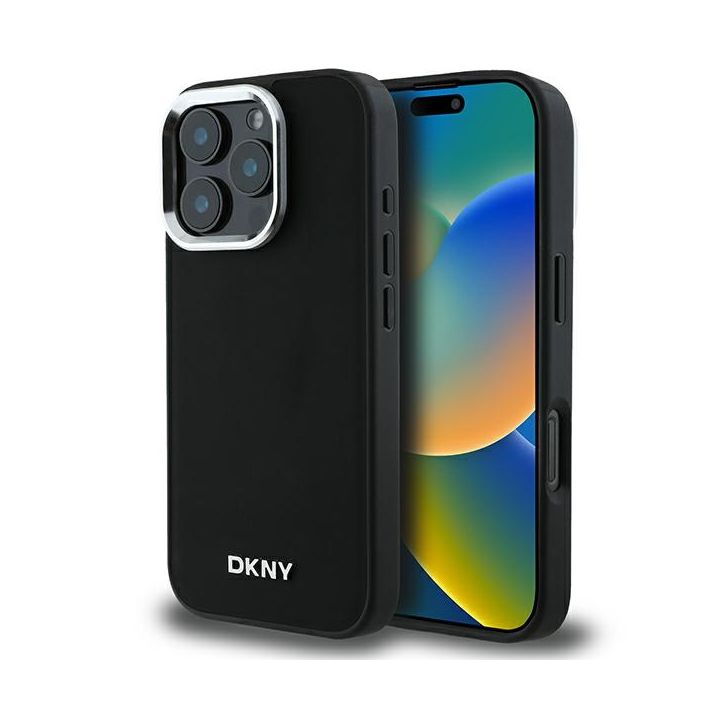 DKNY DKHMP16XPSCMCLK iPhone 16 Pro Max6.9" czarny/black hardcase Plain Silver Logo MagSafe na NearMe.pl