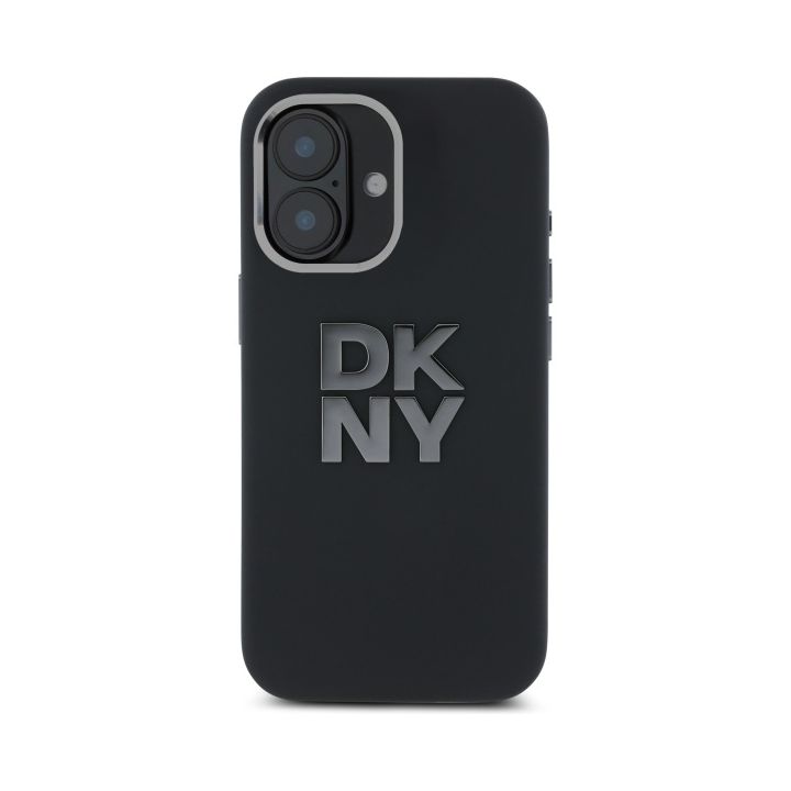 DKNY DKHCP16SSMCBSK iPhone 16 6.1"       czarny/black hardcase Liquid Silicone Metal Logo na NearMe.pl