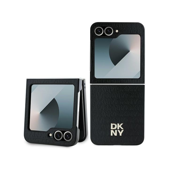 DKNY DKHCZF6PSHRPSK Z Flip6 F741czarny/black Repeat Pattern Stack Logo na NearMe.pl