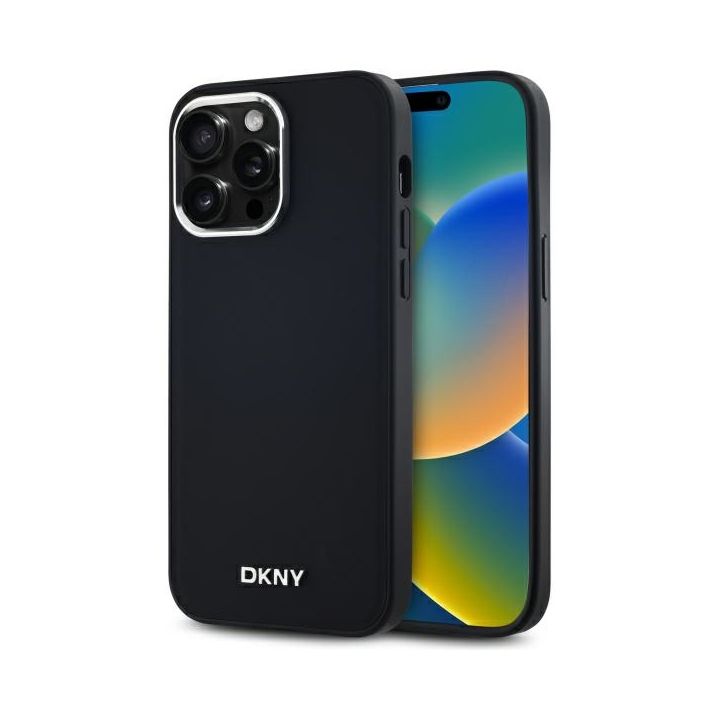 DKNY DKHMP14XPSCMCLK iPhone 14 ProMax 6.7" czarny/black hardcase Plain Logo MagSafe na NearMe.pl